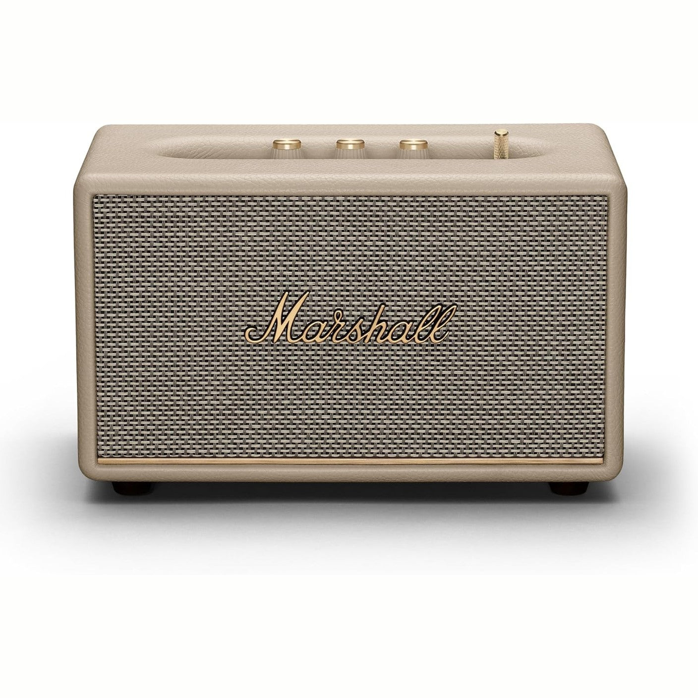 Marshall Acton III 60W Premium Home Wireless Speaker with Bluetooth 5.2 and Multiple Inputs - Enjoy signature Marshall sound | Cream